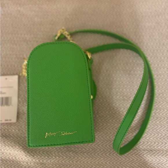 487-ATTT Betsey Johnson Cactus Heart Trim /3D Stud Flower/ Arms Move Crossbody - Picture 10 of 15